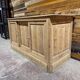 Old haberdashery counter in pitch pine - Restored & Sandblasted