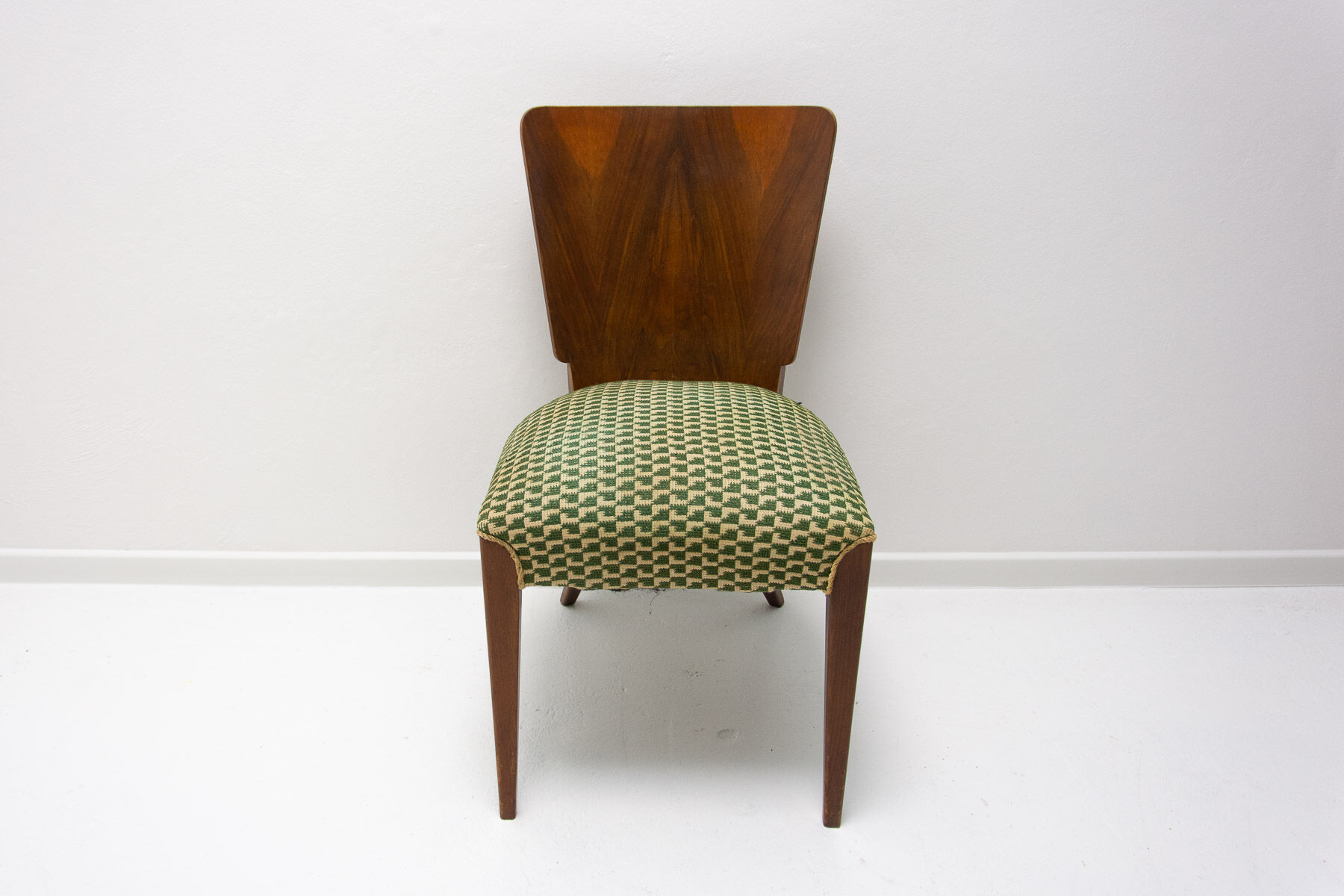 Art Deco dining chairs H-214 by Jindrich Halabala for ÚP Závody, 1950´s