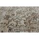 1970s Vintage Persian Handmade Wool Cotton Brown Area Rug 281x370