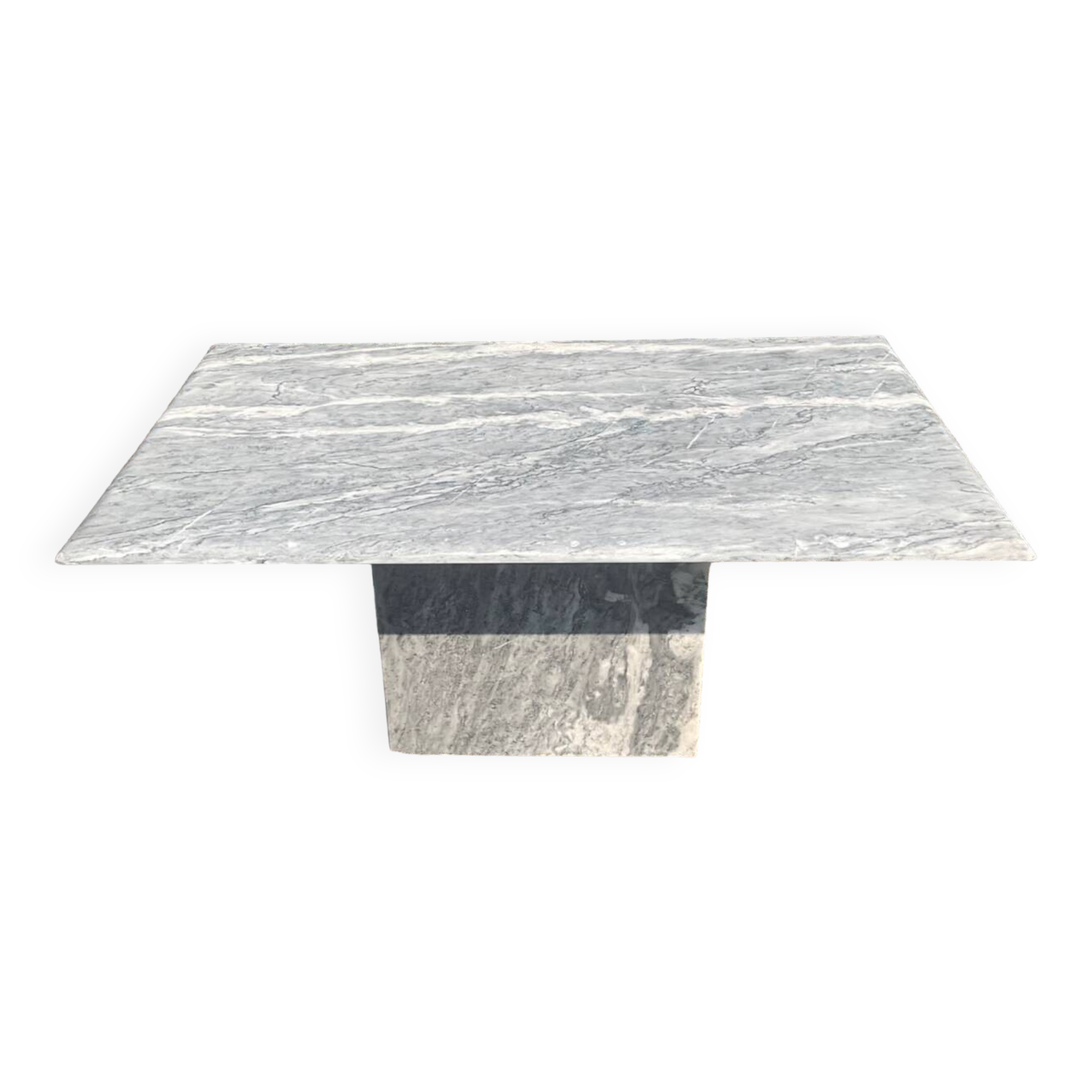 Vintage 70s marble coffee table
