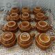 12 antique coffee cups with saucers