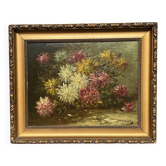 Paul Henry Schouten "Still Life with Flowers". Oil on wood panel.