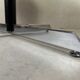 Table basse en formica blanche vintage