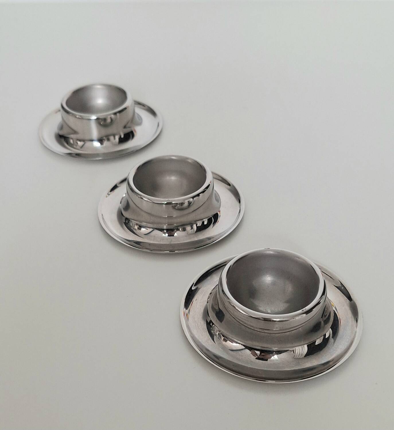 Vintage stainless steel egg cup