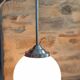 Suspension art deco globe grand format Ø 30 cm
