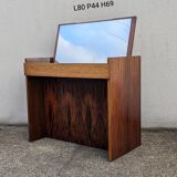 Vintage 60's Rosewood Console Dressing Table Made In Denmark