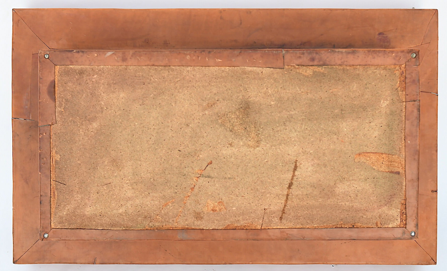 Table basse gainée de cuir