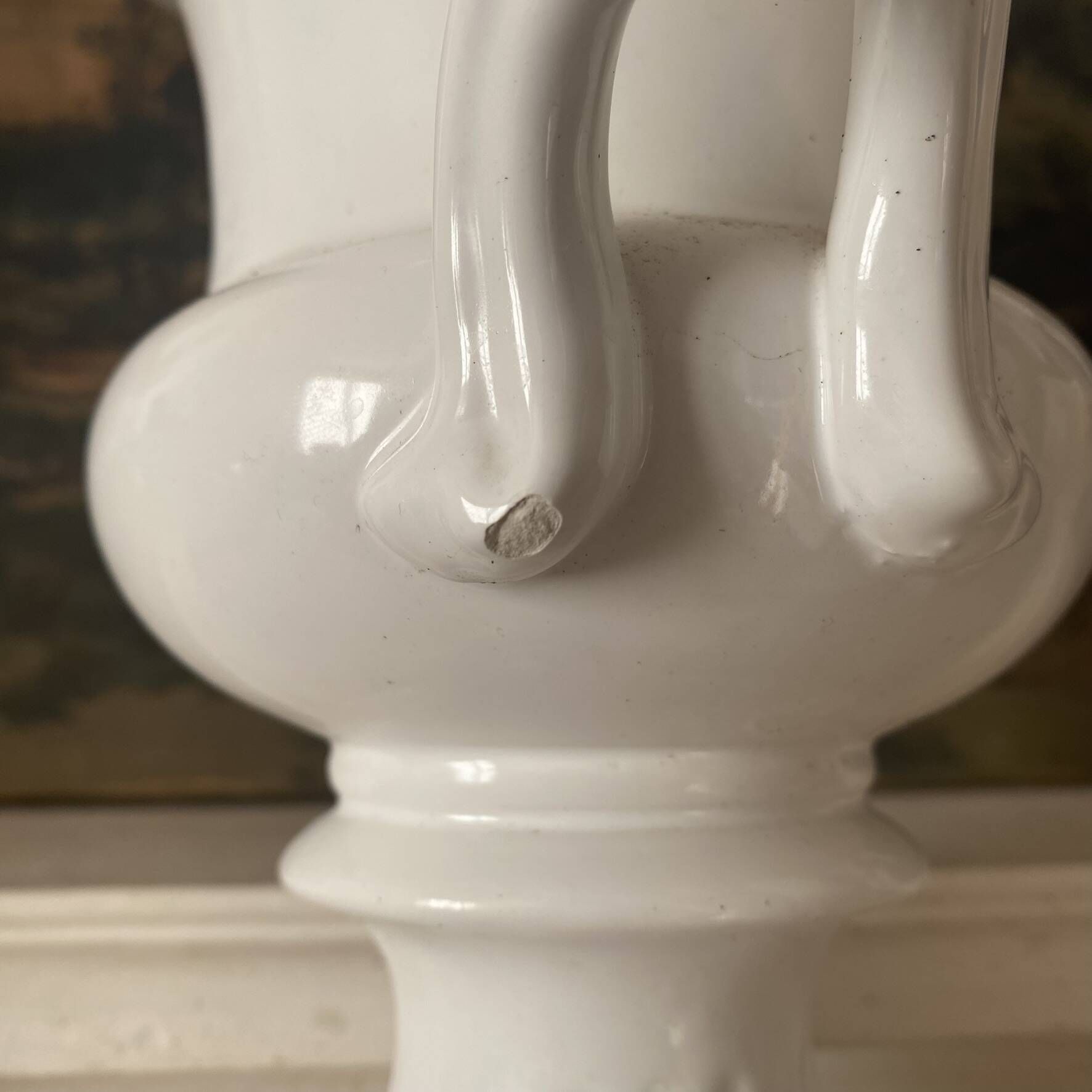 Jardinière Médicis , vase  en céramique Italy 26 cm