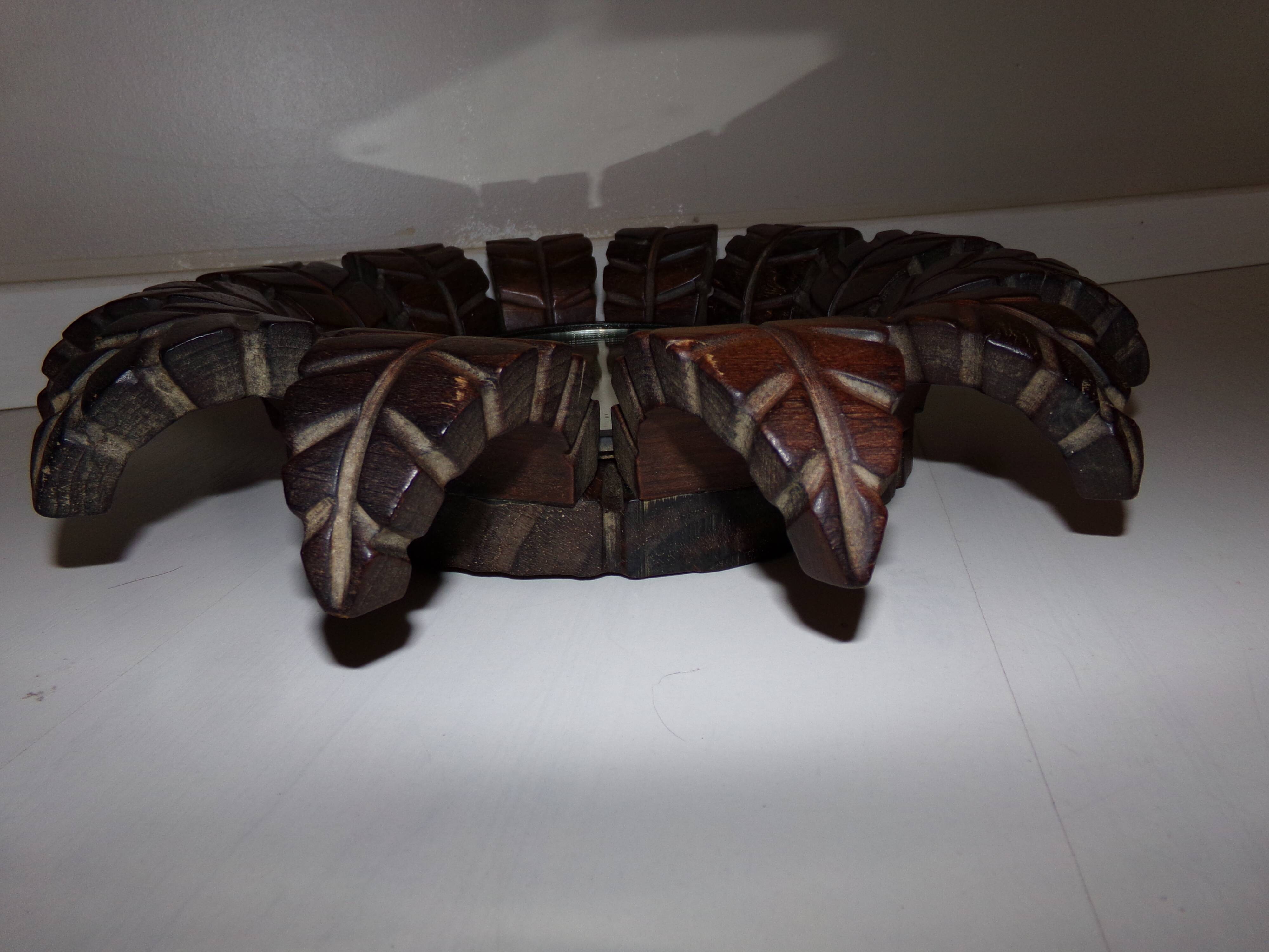 Vintage sunflower mirror 36cm