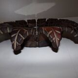 Vintage sunflower mirror 36cm