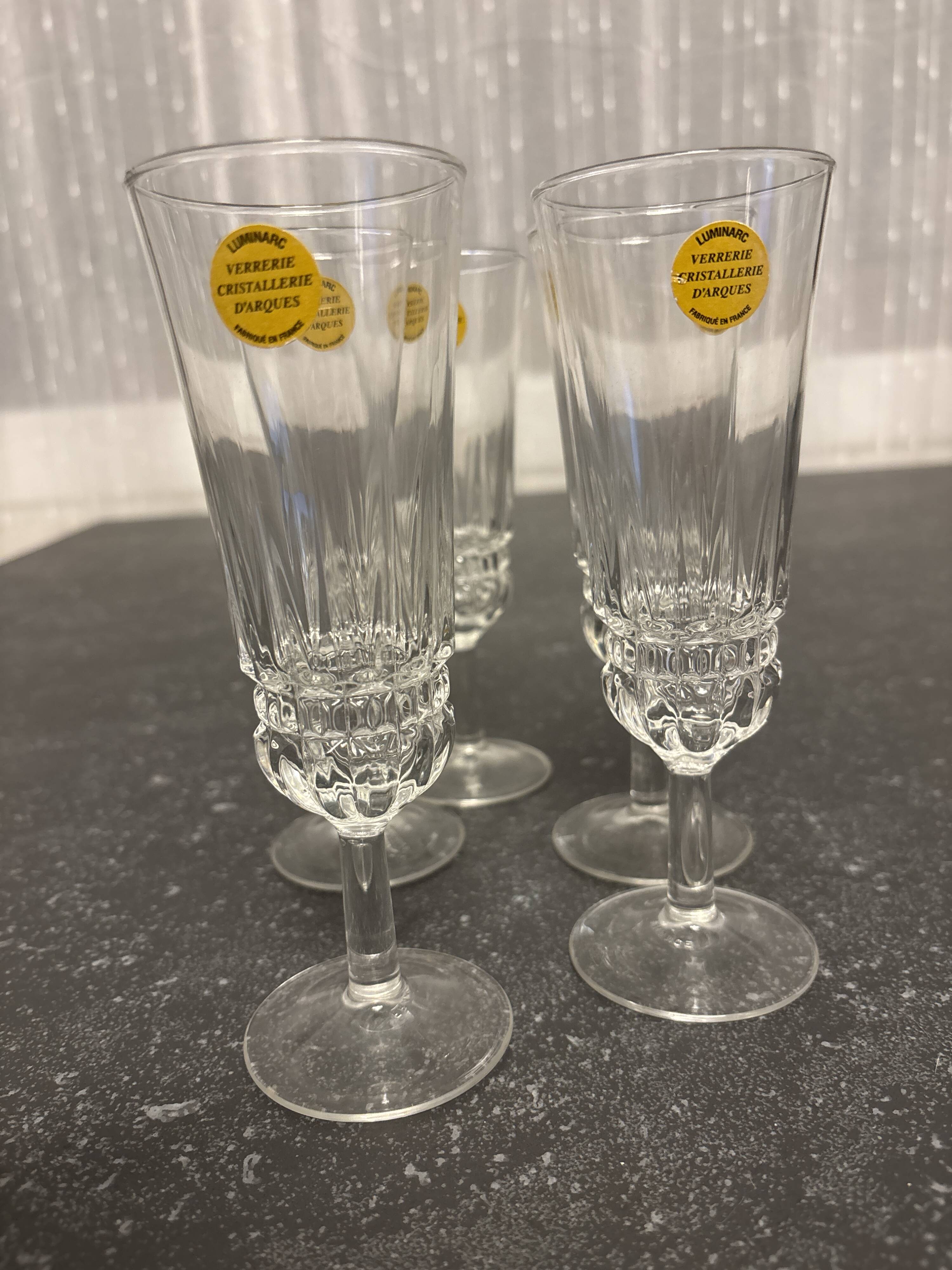Crystal champagne flute