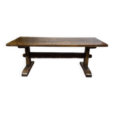 Table monastère anglaise en chêne XIXème