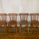 Series of 6 old chairs bistrot bar vintage restaurant BAUMANN