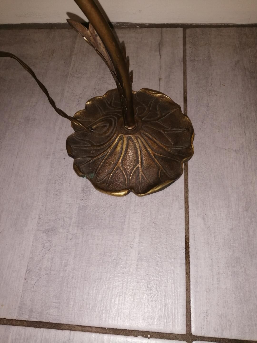 Lampe Art Nouveau 1900 Nénuphar