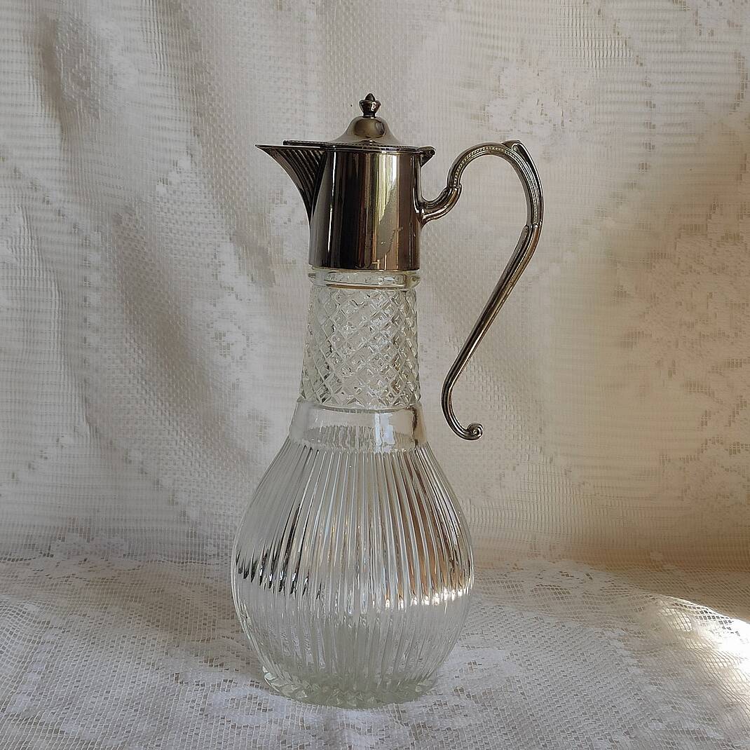 Glass ewer