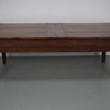 French Early 20th Century Farmhouse Rustic Oak Coffee Table