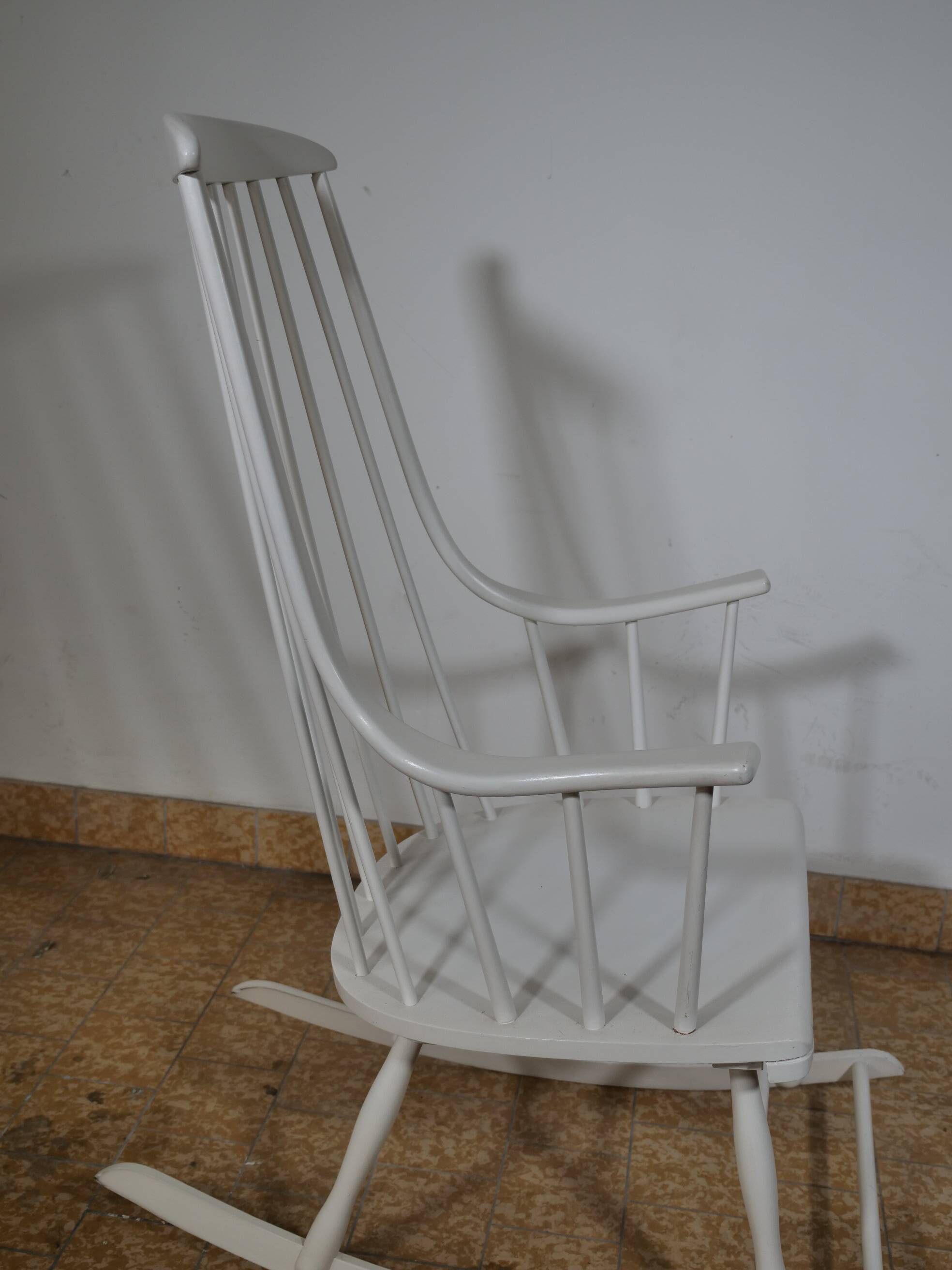 Fauteuil à bascule de Lena Larsson pour Nesto, années 1960