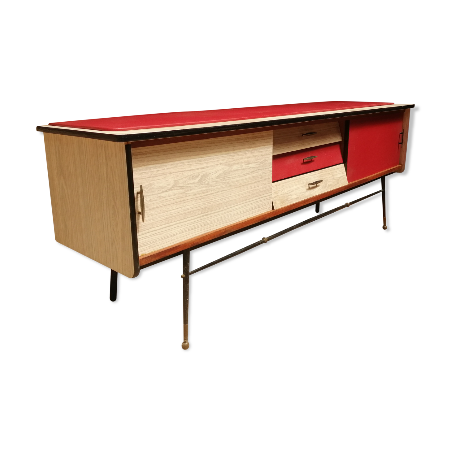 Danish bicolor sideboard 1950