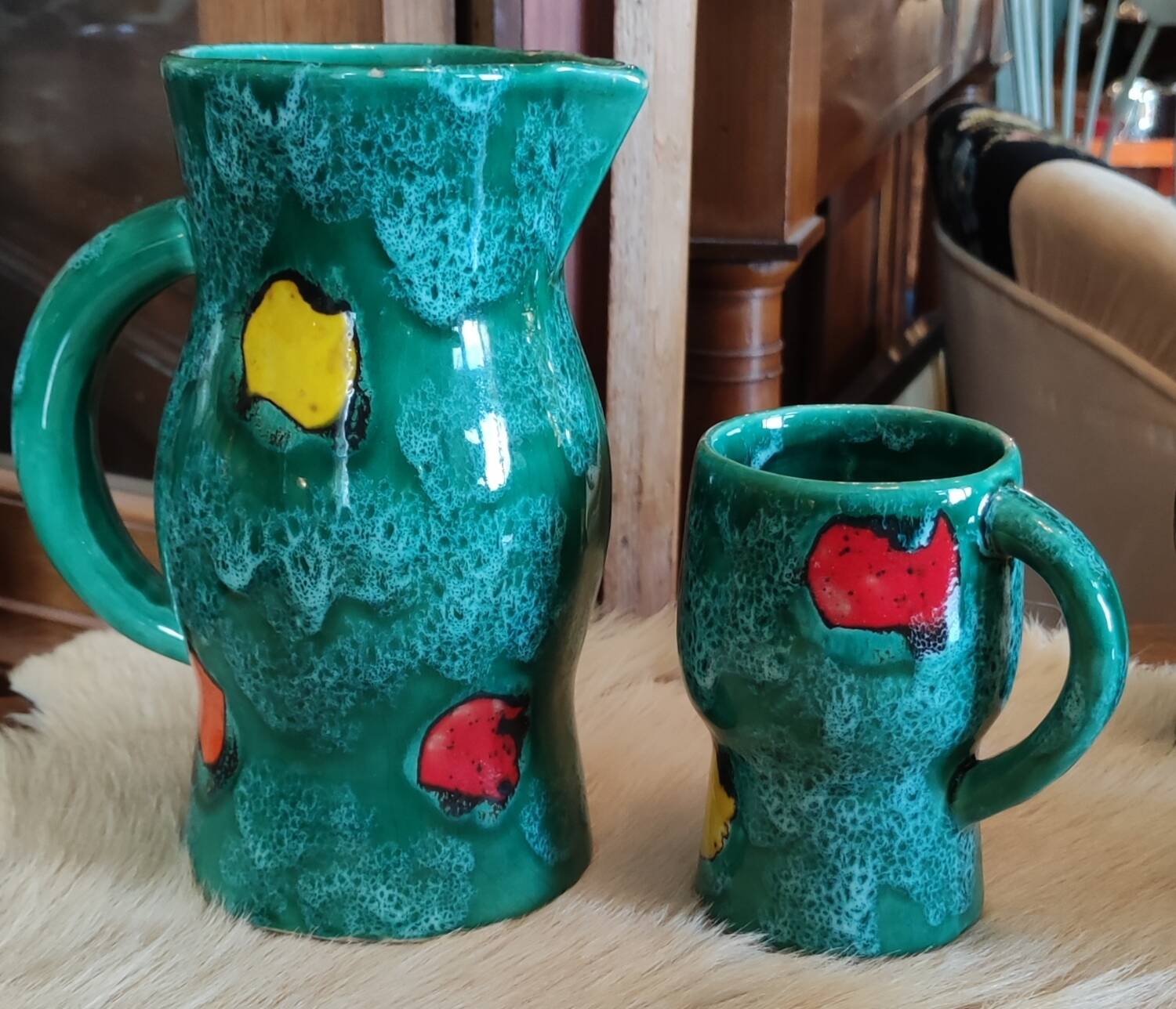 Vintage Poët Laval coffee/orangeade service