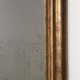 Louis Philippe mirror with foxed glass  19th 65x83cm