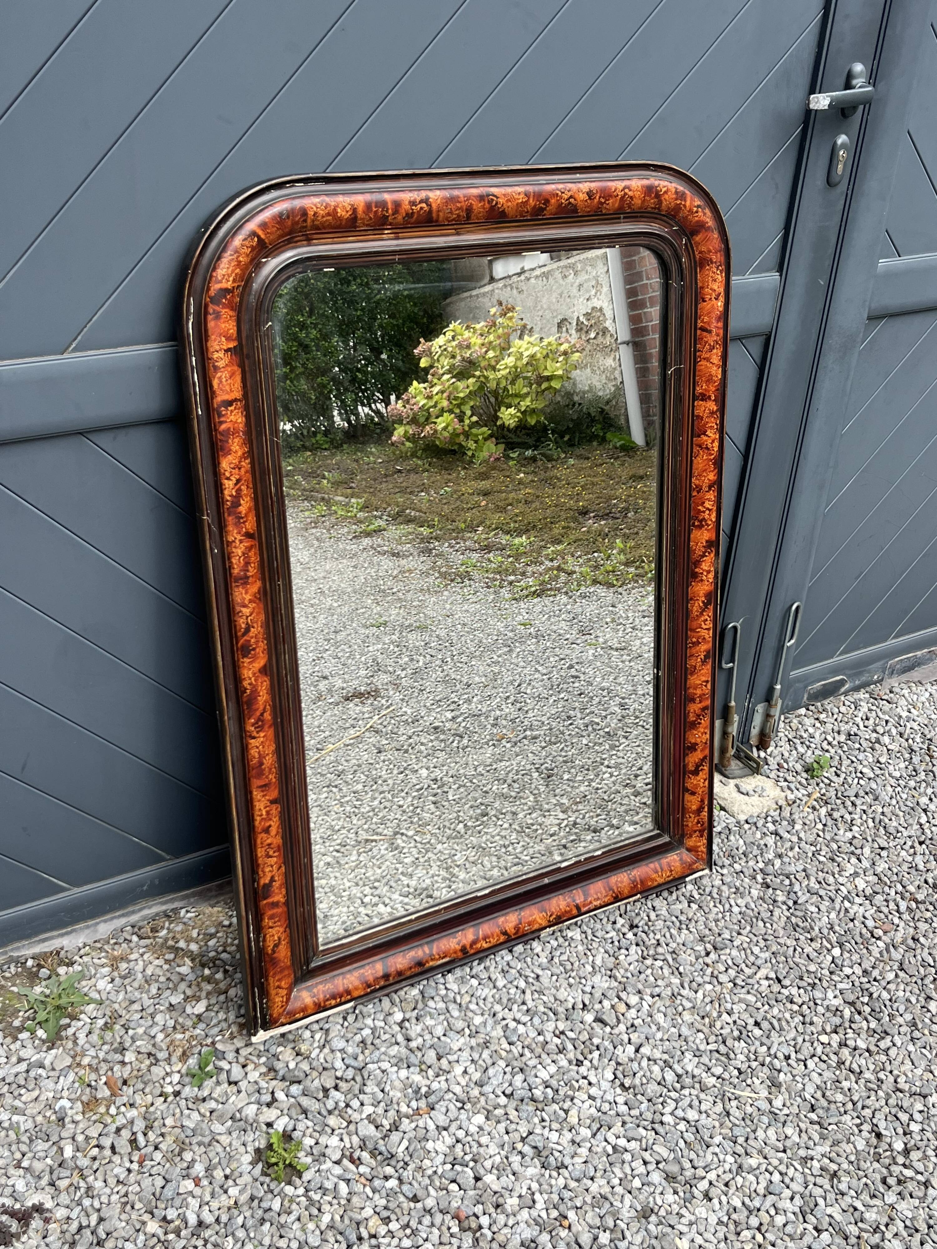 Antique mirror in Louis Philippe style