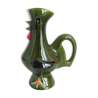 Rooster ceramic pitcher