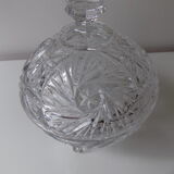 Candy box with crystal lid