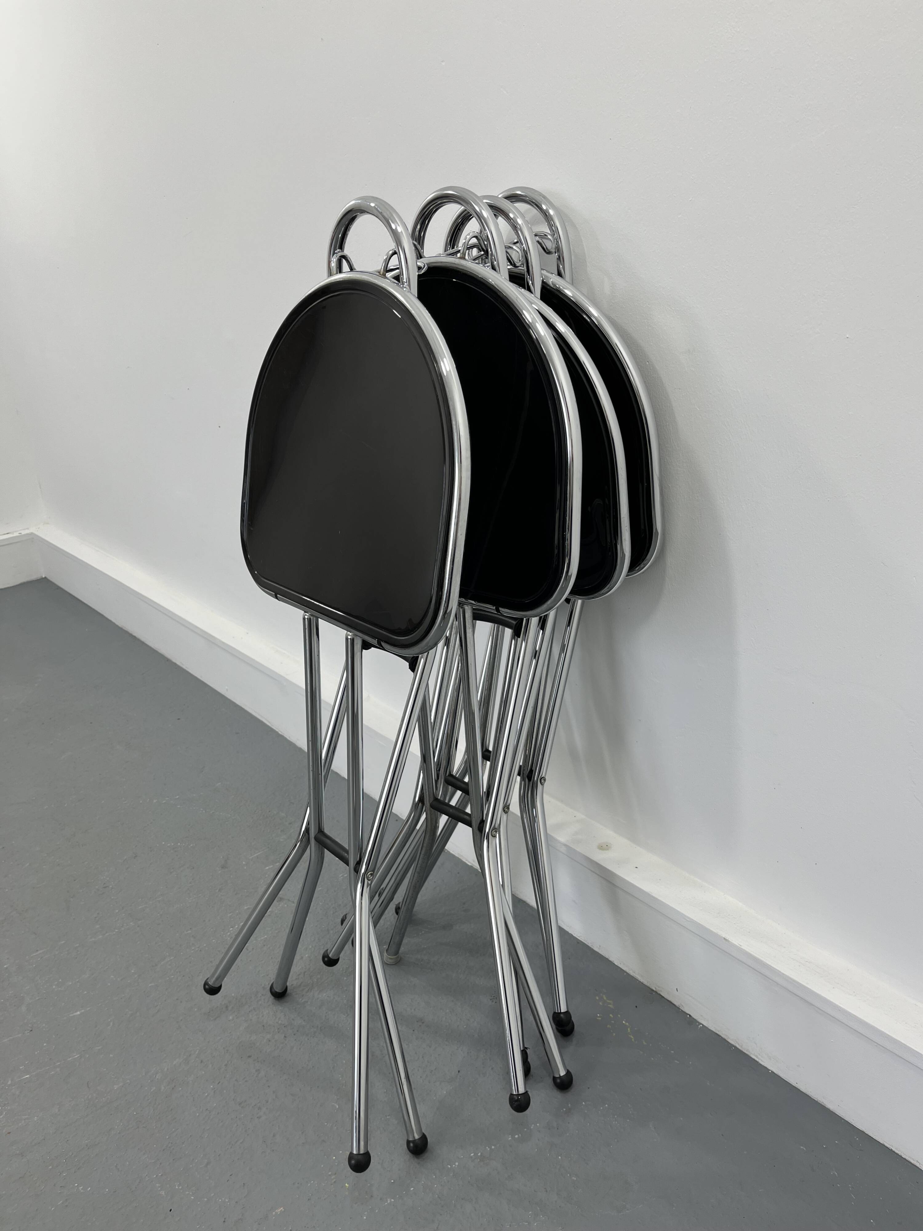 Chairs by Niels Gammelgaard for Ikea, Sweden, 1980s, Set of 4