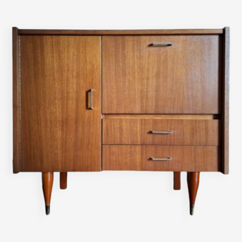 Vintage chest of drawers, sideboard, old bar furniture