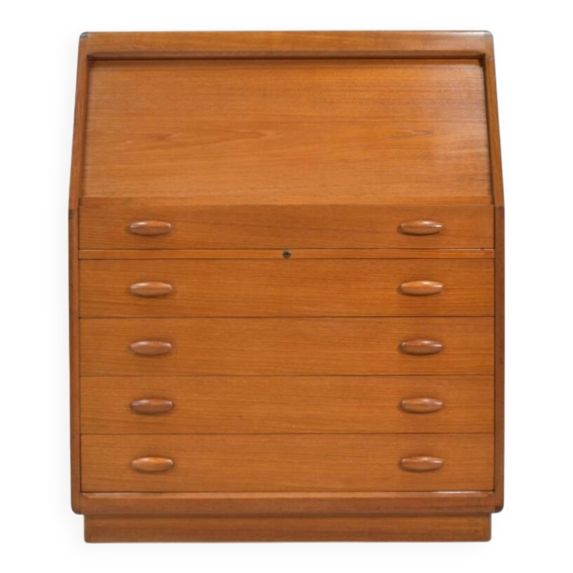 Teak Secretary by Dyrlund denmark 1960s desk Vintage Mid Century 