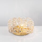 Globe Glass Wall Light in Amber by Helena Tynell, Limburg, Germany