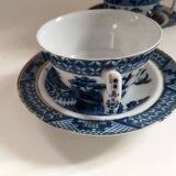 Blue Willow porcelain cup