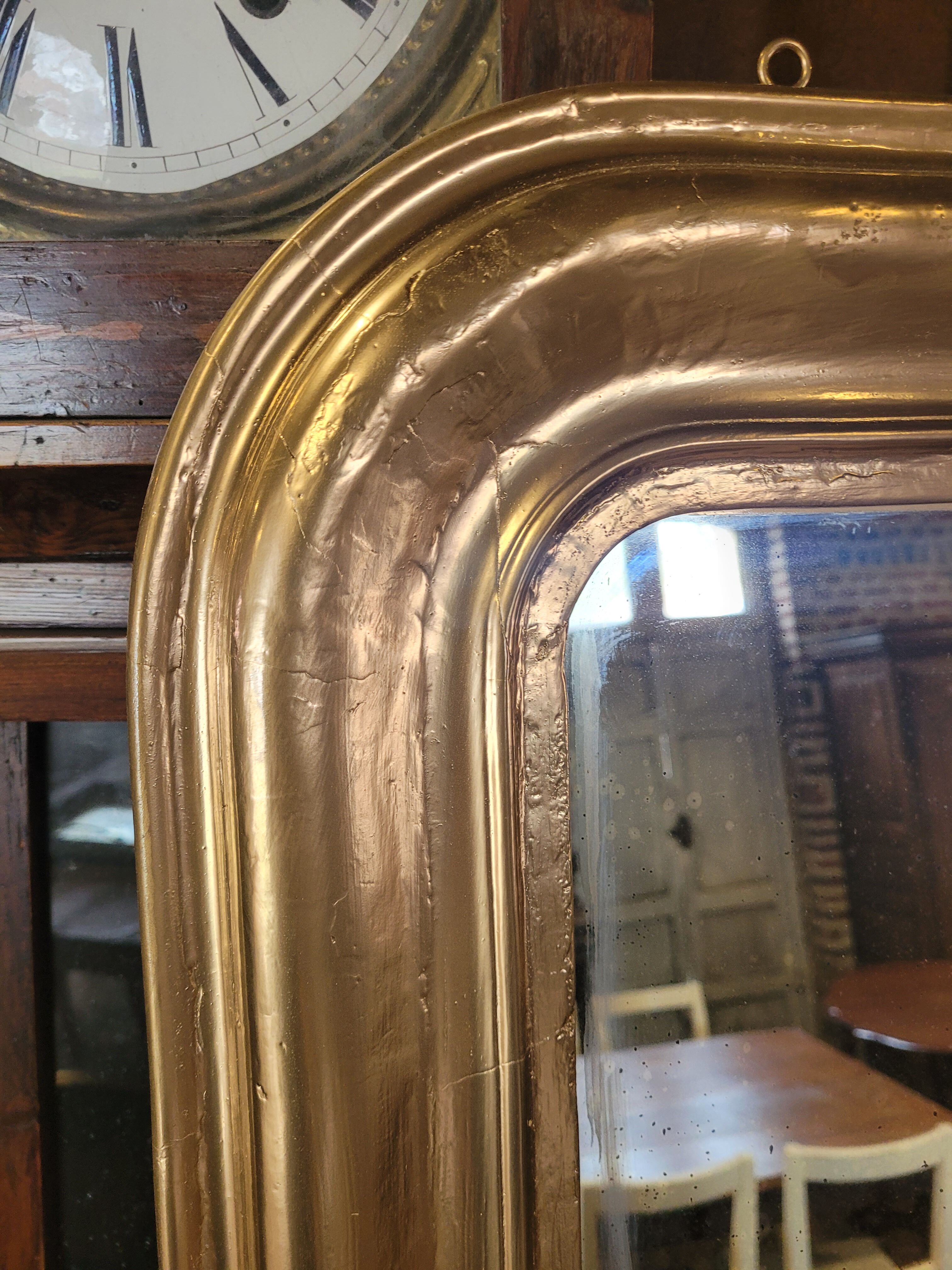 Mirror Louis Philippe old gilded 103x76cm