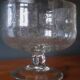 Biot cup in bubbled and blown glass, 1970s