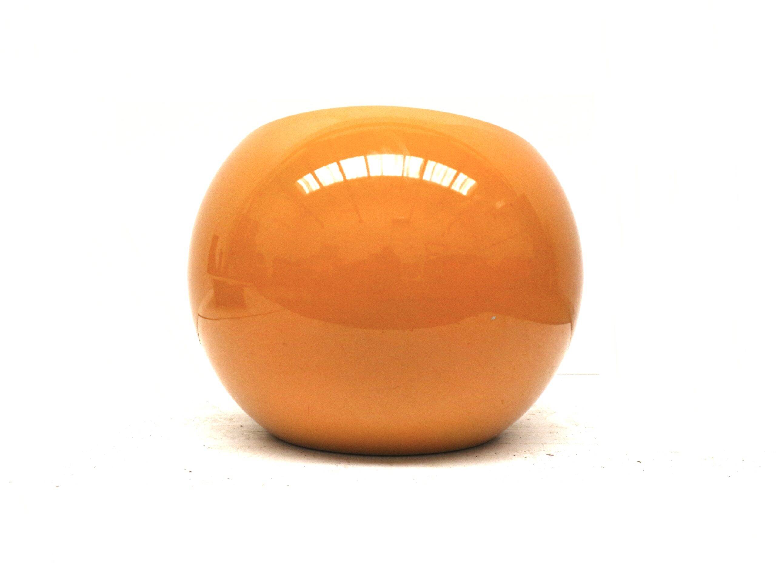 Ottoman orange space age by Finn Stone, 1990s