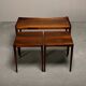 Kurt Østervig Rosewood Nesting Tables Model 223 for Jason Møbler, Denmark