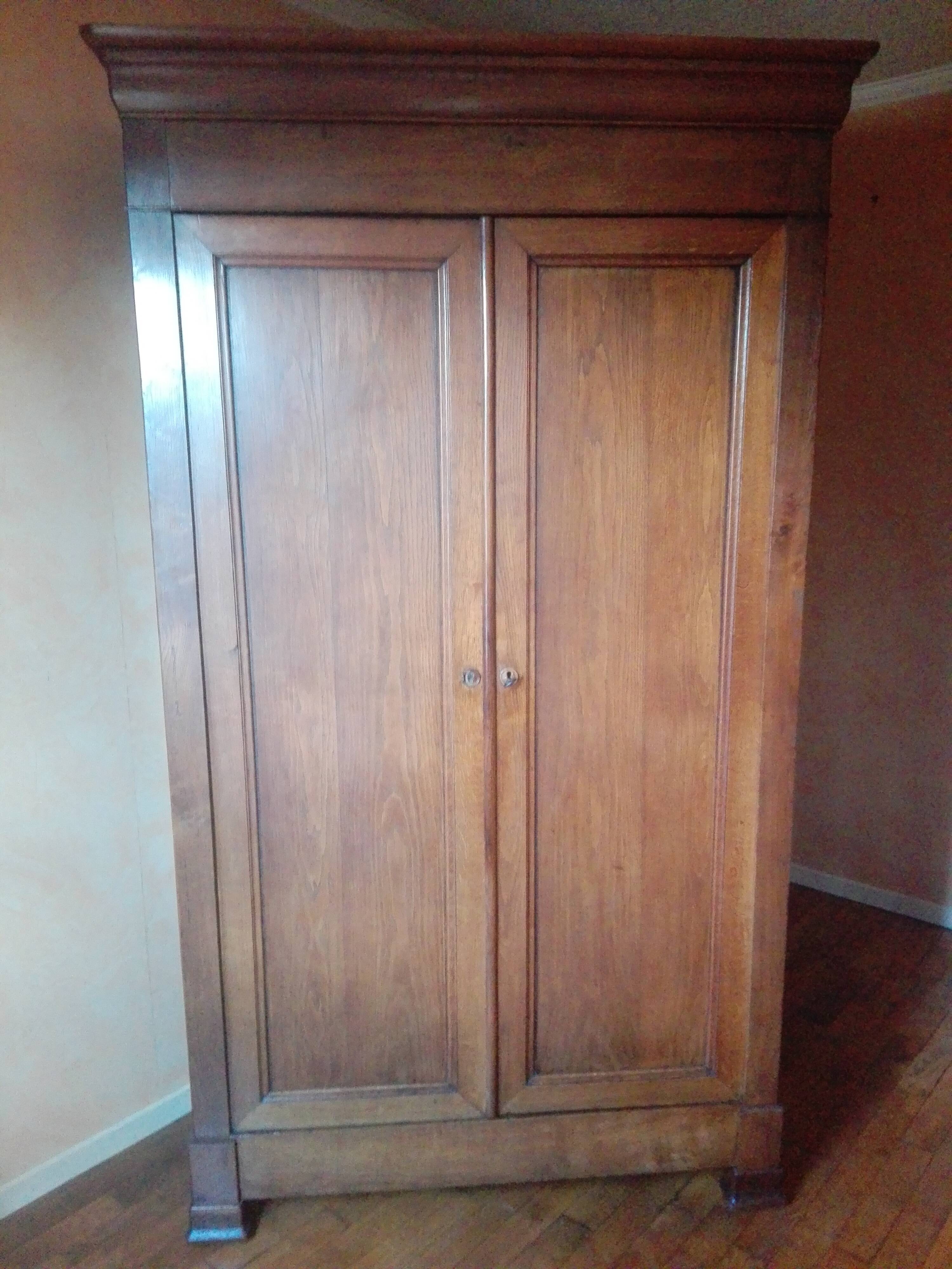 Large antique wardrobe