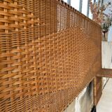 Metal and wicker headhead 50s