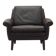 Fauteuil en cuir marron, design danois, années 1960, designer : Aage Christiansen.
