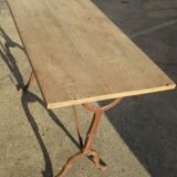 Bistro table 1900 oak tray
