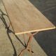 Bistro table 1900 oak tray