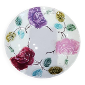 Assiette barbotine vintage St Amand / Lebacqz et Bouchart