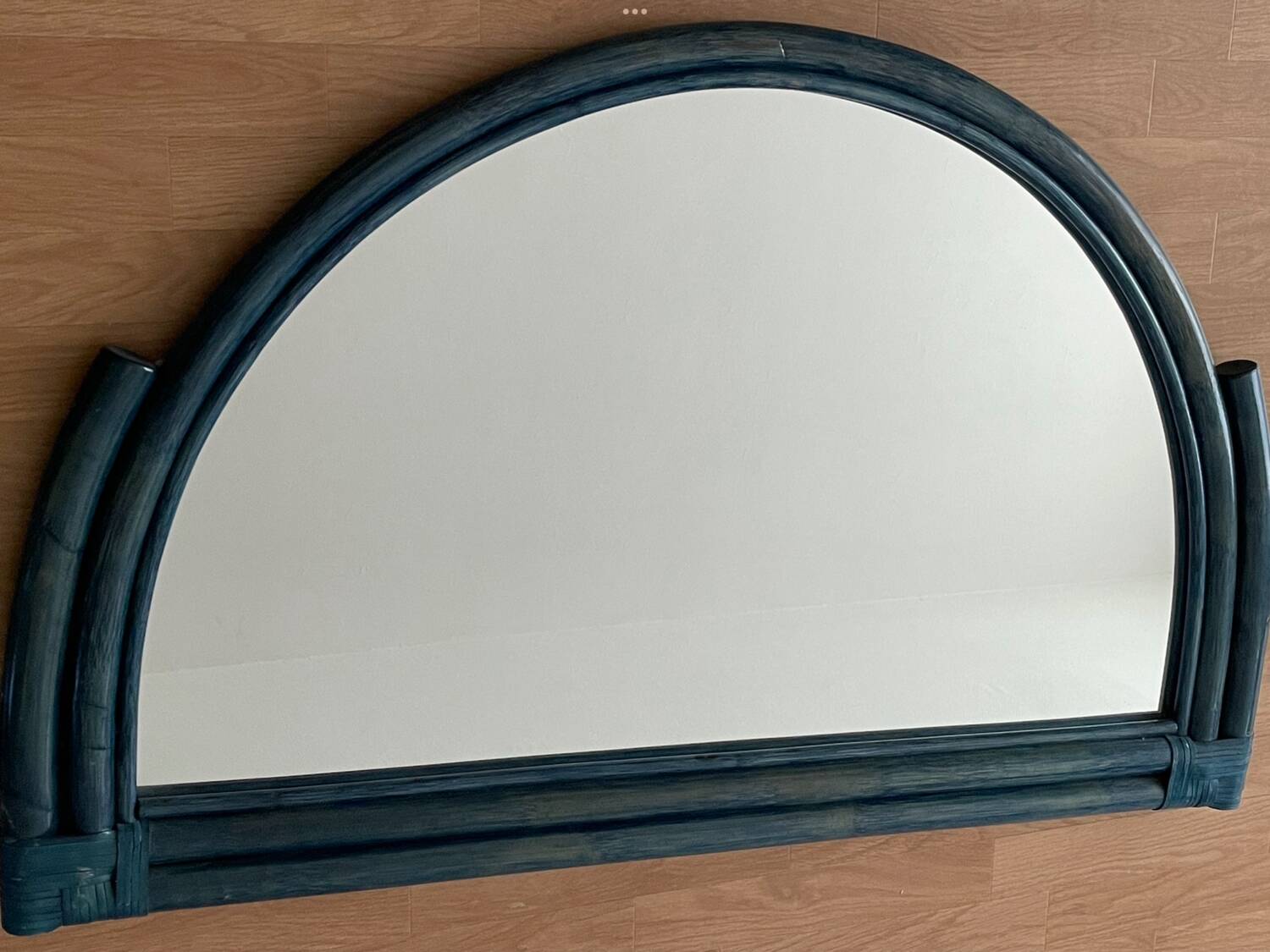 Rattan mirror