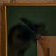 Italian floor mirror by Cristal Art, Italy 1950s