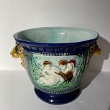 Cache pot, old slip early twentieth century