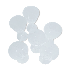 lot de 6 verres cristal