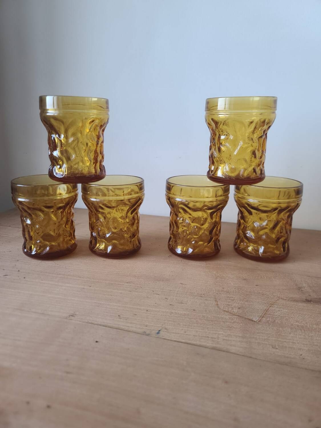 Water glass - old orangeade glass (1970s) "Bahia" model by B