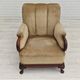 1950s, Danish design, set of armchairs, teak wood, velour, original condition.