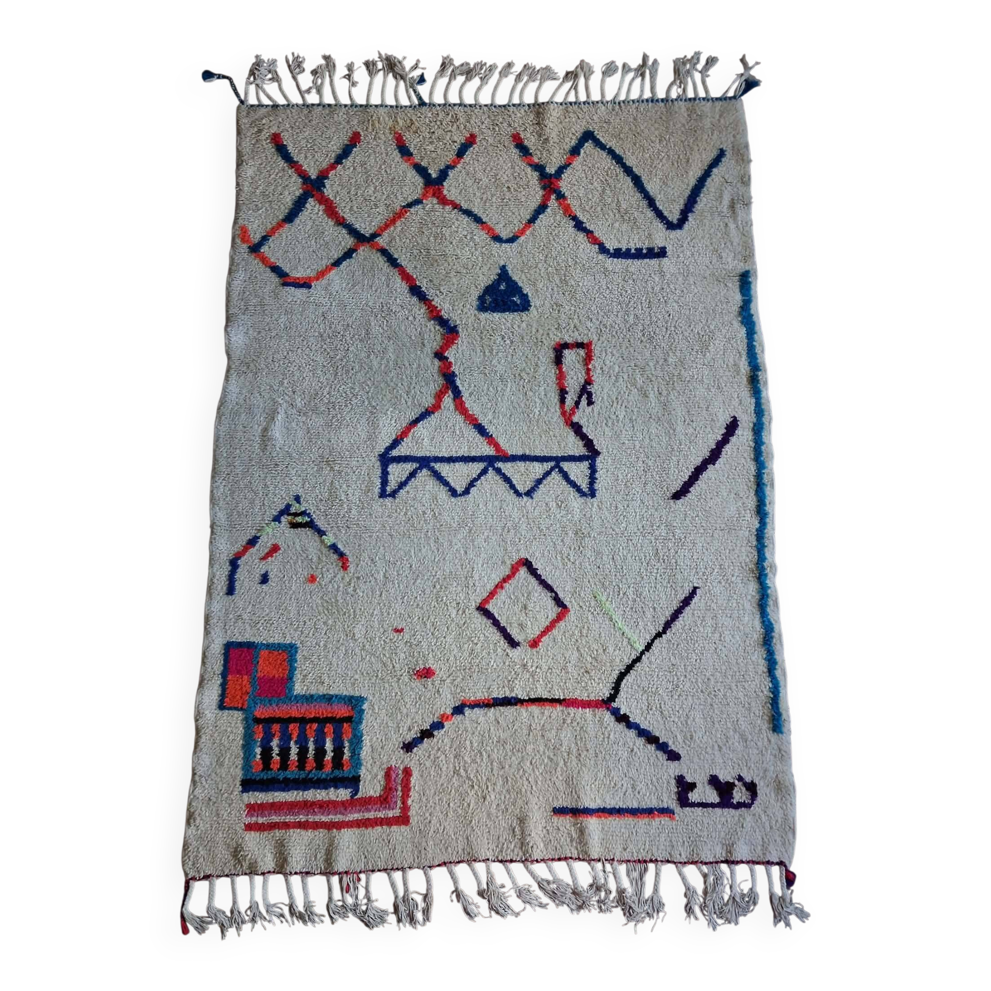 Handmade Beni Ouarain rug 240x170cm