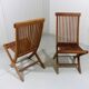 Danish teak garden chairs 1980-90’s